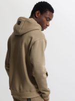 Oversize Μπλούζα Hoddie Με Κουκούλα RAFAEL 33-206087 Μπεζ - Image 2