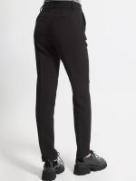 Γυναικείο Υφασμάτινο Παντελόνι LINA 7690-8 Μαύρο - Image 2