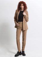 Γυναικείο Υφασμάτινο Παντελόνι LINA 7690-8 Camel - Image 5