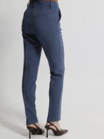 Γυναικείο Υφασμάτινο Παντελόνι LINA 7690-8 Μπλε - Image 5