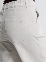 Κοτλέ Γυναικείο Παντελόνι Wide Leg MINDY 7712 Εκρού - Image 4