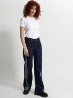 Jean Παντελόνι Δίχρωμο με Πλαϊνή Λεπτομέρεια REVERSE 7817 Blue - Image 5