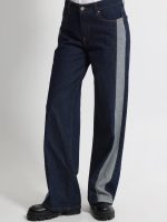 Jean Παντελόνι Δίχρωμο με Πλαϊνή Λεπτομέρεια REVERSE 7817 Blue - Image 4