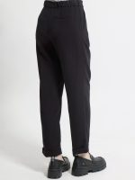 Γυναικείο Παντελόνι Ψηλόμεσο με Πιέτες GIA 7822 Μαύρο - Image 3