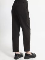 Γυναικείο Παντελόνι Ψηλόμεσο με Πιέτες JULIETTE 7923 Μαύρο - Image 5