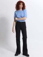 Παντελόνι Jean Medium Fit-Bootcut 8364-1 μαύρο - Image 2