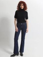 Γυναικείο Jean Παντελόνι Καμπάνα Medium-Fit 8370-1 Blue - Image 2