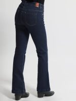 Γυναικείο Jean Παντελόνι Καμπάνα Medium-Fit 8370-1 Blue - Image 5