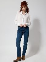 Γυναικείο Παντελόνι Jean MOM FIT 7432 Blue - Image 5