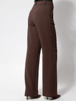 Γυναικείο Παντελόνι Ίσια Γραμμή SERENA 7922 Καφέ - Image 4