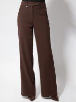 Γυναικείο Παντελόνι Ίσια Γραμμή SERENA 7922 Καφέ