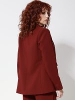 Γυναικείο Σακάκι με Διαχρονικό Στυλ JULIETE 8923 Μπορντό - Image 2