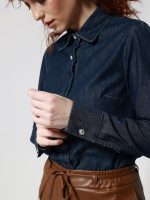 Γυναικείο Denim Πουκάμισο ELLIE 92187-1 Blue Jean - Image 4