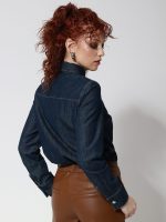 Γυναικείο Denim Πουκάμισο ELLIE 92187-1 Blue Jean - Image 5