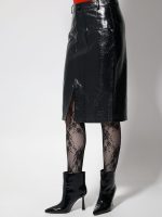 Γυναικεία Vinyl Pencil Φούστα ALICE 945094 Μαύρο - Image 4