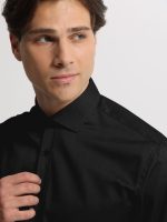 Ανδρικό Πουκάμισο Slim-fit MARCO 33-7518 Μαύρο - Image 4