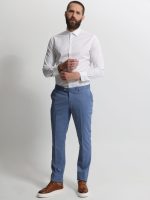 Ανδρικό Πουκάμισο TAILOR-FIT Blade 33-8170 Λευκό Φαρδιά γραμμή - Image 3