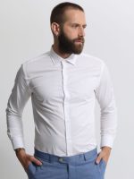Ανδρικό Πουκάμισο TAILOR-FIT Blade 33-8170 Λευκό Φαρδιά γραμμή