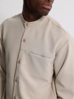 Ανδρικό Over Πουκάμισο TATE 2394 Μπεζ - Image 3