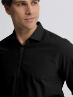 Ανδρικό Πουκάμισο CUSSIUS 33-7522 Μαύρο Slim-fit - Image 3