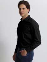 Ανδρικό Πουκάμισο CUSSIUS 33-7522 Μαύρο Slim-fit - Image 4