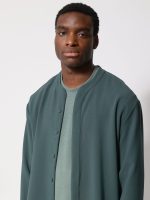 Ανδρικό Πουκάμισο με Ιδιαίτερο Γιακά FRANCO 250-971 Πράσινο - Image 3