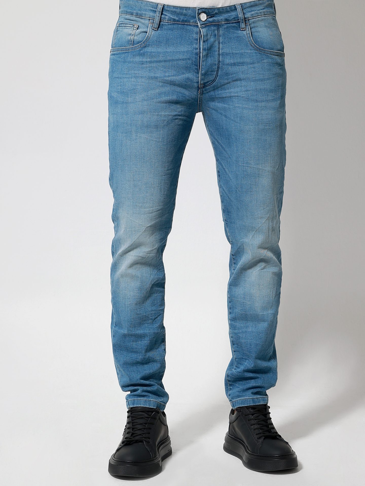 3212 Ανδρικό Παντελόνι Jean OREGON 33-1-6279 Blue - Image 1