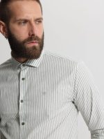 Ριγέ Πουκάμισο TAILOR-FIT Bilbao 33-8177 Πράσινο Φαρδιά γραμμή - Image 2