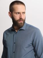 Ανδρικό Πουκάμισο TAILOR-FIT Lucian 33-8176 Μπλε Φαρδιά γραμμή - Image 2