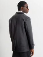 Διαχρονικό Ανδρικό Παλτό TOBIAS 2601 Γκρι - Image 4