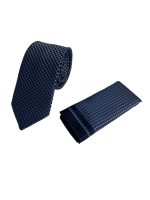 Ανδρική Γραβάτα Με Μαντηλάκι 33-6099 Blue 10