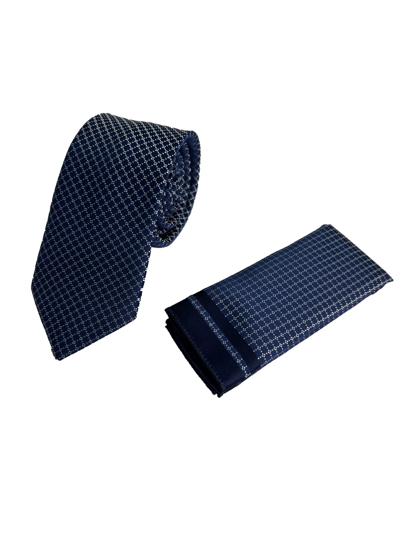 IMG_6198 copy Ανδρική Γραβάτα Με Μαντηλάκι 33-6099 Blue 10 - Image 1
