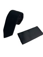 Ανδρική Γραβάτα Με Μαντηλάκι 33-6099 Black 5