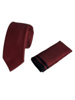 Ανδρική Γραβάτα Με Μαντηλάκι 33-6099 Red 8
