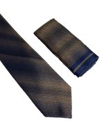 Ανδρική Γραβάτα Με Μαντηλάκι 33-6099 Brown 5 - Image 2