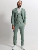 Ανδρικό Κοστούμι Με Γιλέκο CALVIO 2038 ΜΕΝΤΑ